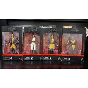 Star Wars Acolyte Black Series Bundle Lot SOL FANDAR KELNACCA INDARA JEDI